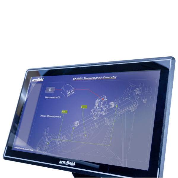 Armfield C9-MKII – Electromagnetic Flowmeter Software Screen